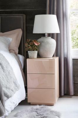 Simple Style Pink Grey Color Tempered Glass Living Room Furniture