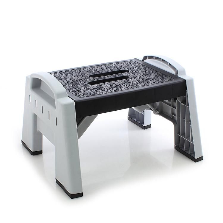 Foldable and Open Plastic Folding Step Stool Tested by En14183