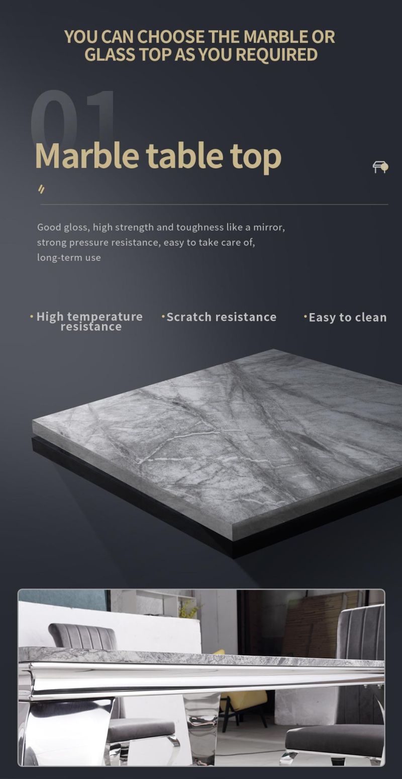 Diron Stainless Steel Carton Box 130*70*46cm China Furniture Dining Table