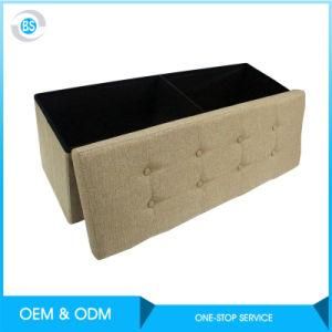 Large PVC Foldable Storage Bench Ottoman