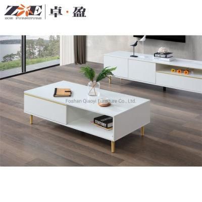 Home Furniture Manufacturer MDF Office Coffee Table Luxury Tea Center Table for Living Room