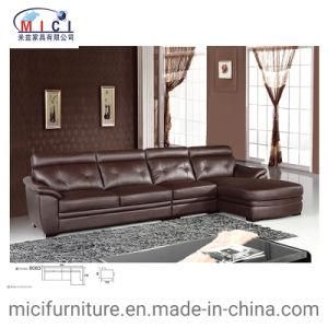 Home Antique Furniture L Shape Leather Sofa