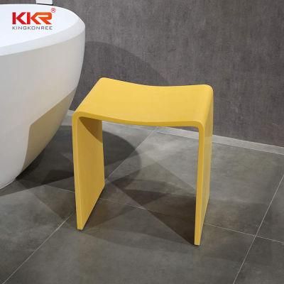 Home Design Anti-Fungal Acrylic Solid Surface Shower Bath Stool