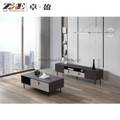 Foshan Furniture Manufacturer MDF Coffee Table Luxury Desk Tea Center Table for Living Room