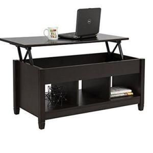 Wooden Lift Coffee Table with Storage End Table Modern