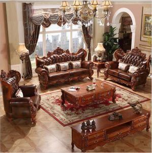 Classical European-Style Leather Sofa E112