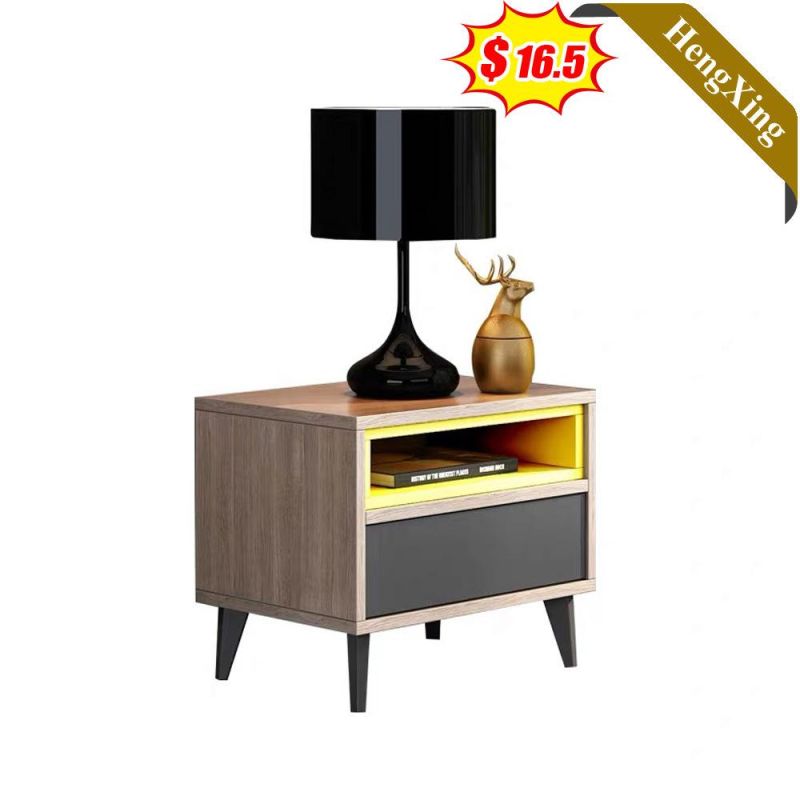 Cheap Price Bedroom Home Furniture Bed Side Wooden Modern Storage Table Night Stand