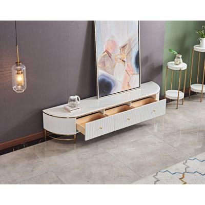 Modern Luxury Wooden White Decorative TV Cabinet Home Furniture TV Stand