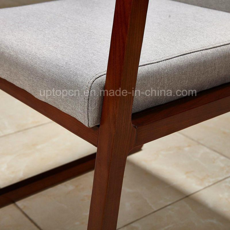 (SP-EC612) Hotel Living Room Wood Frame Upholstery Lobby Chair