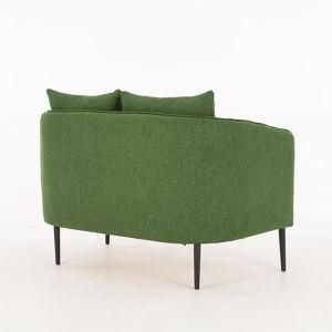 China Velvet Fabrics Modern Sofa Loveseat Couch for Living Room Furniture