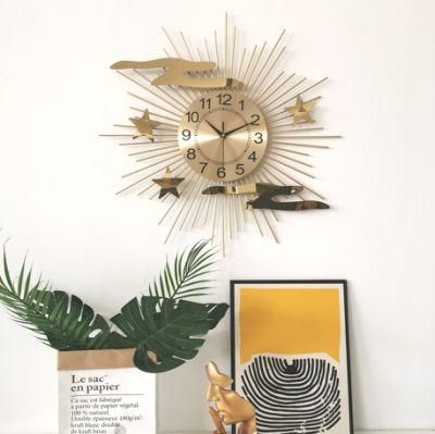 Hot Selling Modern Simple Light Luxury Wall Clock Living Room Decoration Clock Wall Clock