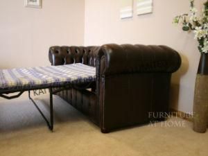 Black PVC Modern Arm Home Furniture Sofa Bed