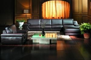 Modern Pupular Geniune Leather Corner Sofa (MSF-08058)