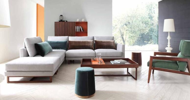 Fashion Style Living Room Furniture Modern Fabric Sofa