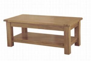 Solid Oak Wooden Coffee Table/ Wood Coffee Table