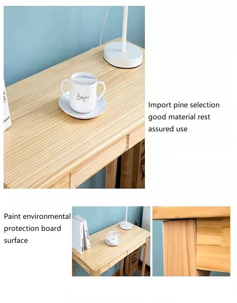 Home Furniture Wooden Multifunction Modern Family Living Room Bedroom Universal Storage Solid Wood Desk Table