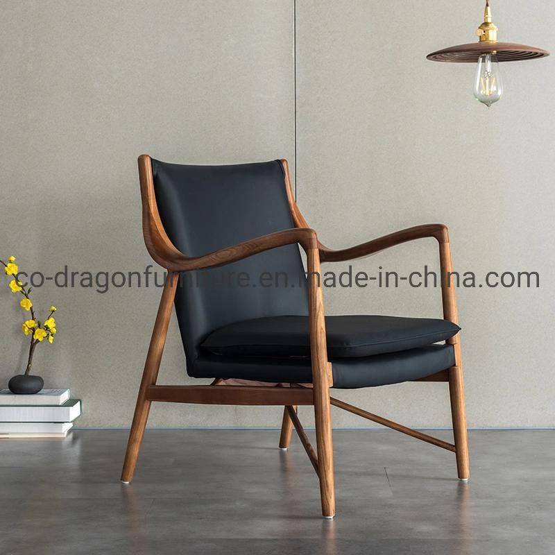 Fashion Solid Wood Fabric Leisure Chair for Modern Wooden Furniture