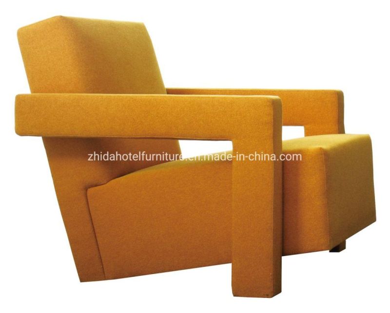 Modern Wooden Armrest 5 Star Chair for Hotel Restanrant Lobby Area