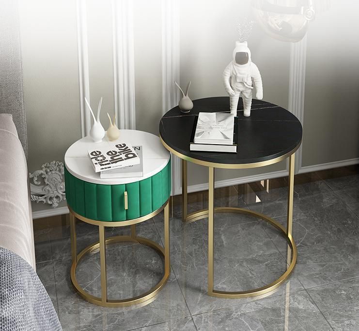 Tray Small Round Table Modern Metal Black Folding Round Coffee Table Side Table