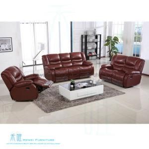 Modern Style Leather Recliner Function Sofa Set (DW-2365S)