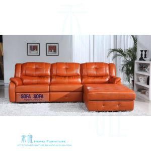Modern Leather Recliner Sofa for Home Theater (DW-1002S)