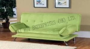Green Modern Fabric Folded Sofa Bed