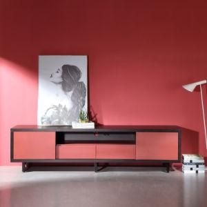 Trendy Simple Wooden TV Cabinet for Modern Living Room (YA976D)