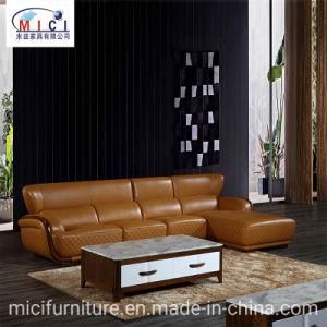 Living Room Furniture L Shape Leather Sofa
