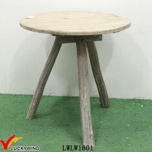 Knock Down Round Rustic Vintage Wooden Coffee Table Designs