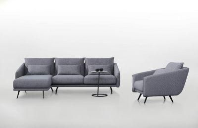 Foshan Gainsville Modern Furniture Italy Modern Home Leisure Fabric Sofa Living Room Sofa