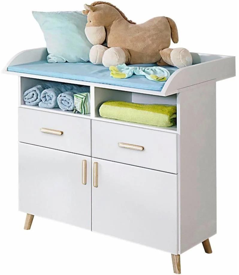 Solid Pine Wood High Quality Diapers Changing Shelf
