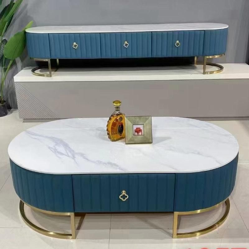 Hot Sale Luxury White TV Furniture Living Room TV Cabinet Stand