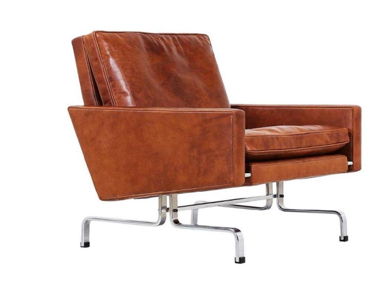Pk31 Leather Armchair in Vintage Leather