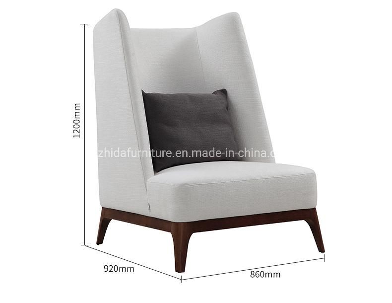 Leisure Fabric Chair for Europe, America and Asia with Top Armrests