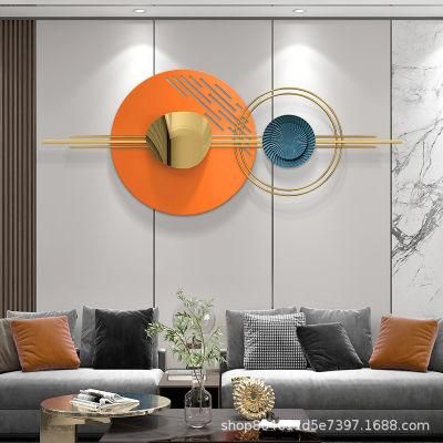 Modern Light Luxury Wall Decor Living Room Sofa Background Porch Model Room Metal Hanging Wall Decorations for Home
