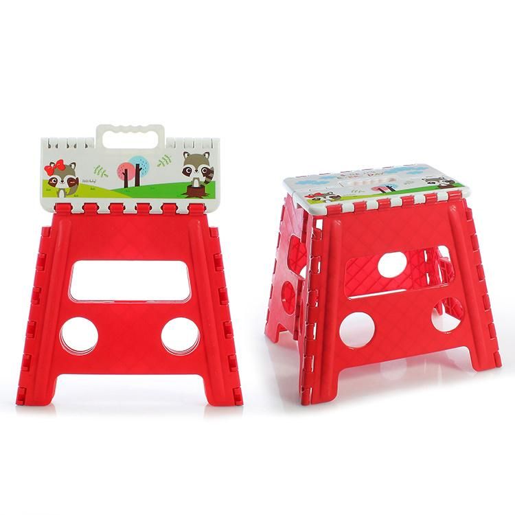 Animal Cute Household Folding Plastic Bench