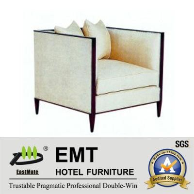 Wonderful Surface and Comfortable Sitting High Arm Stand Sofa Chair (EMT-SF14)