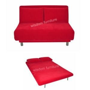 Modern Fabric Folding Double Sofa Bed (WD-613-2)