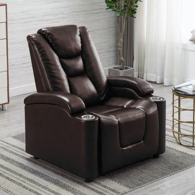 Jky Furniture High Adjustable Detachable Headrest Power Home Theater Recliner Chair with Customerized Functions