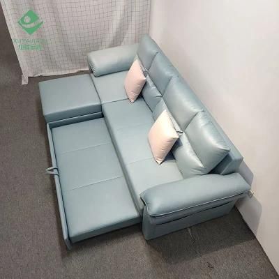 Living Room Dual-Purpose Lazy Foldable Sofa Bed with Storage Box