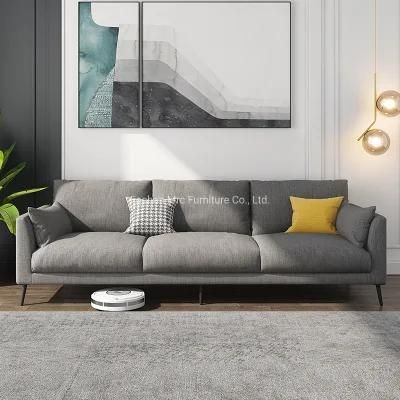 Design Modern Room Furniture Accent Chair Gray Fabrici Sectional Sofa Set Apartment Furniture Set