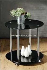 Home Furniture Glass Corner Table (C005)
