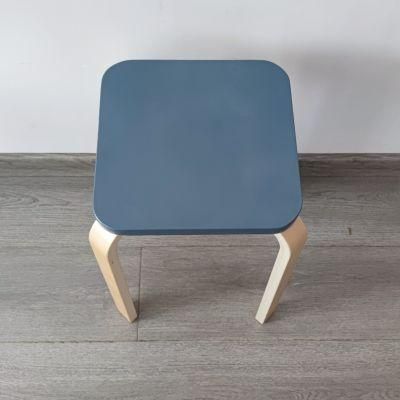 Variety of Stool Color Options, Wooden Furniture Square Stool