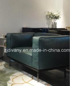 Home Sofa Living Room Leather Single Sofa Furniture (D-73-A)