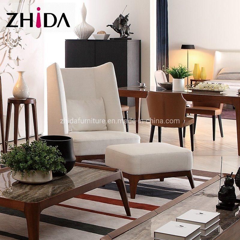 Leisure Fabric Chair for Europe, America and Asia with Top Armrests