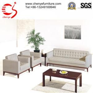 Genuine Leather Sectional Sofa for Office (CY-C023)
