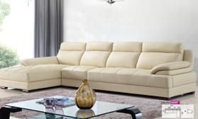 White Leather Sofa