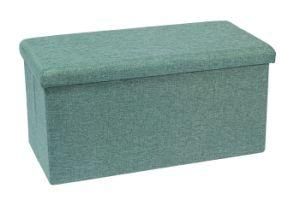 Knobby Modern Textile Foldable Storage Bench Ottoman for Living Room