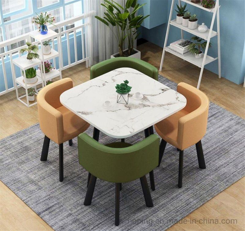 Black Marble Top Gold Gray Steel Banquet Dining Restaurant Coffee Table Wholesale Stackable Event Wedding Party Hotel Cafe Chair