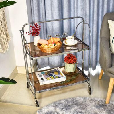 Folded Living Room OEM/ODM Tray Side Table Living Corner Transparent Acrylic Round Table